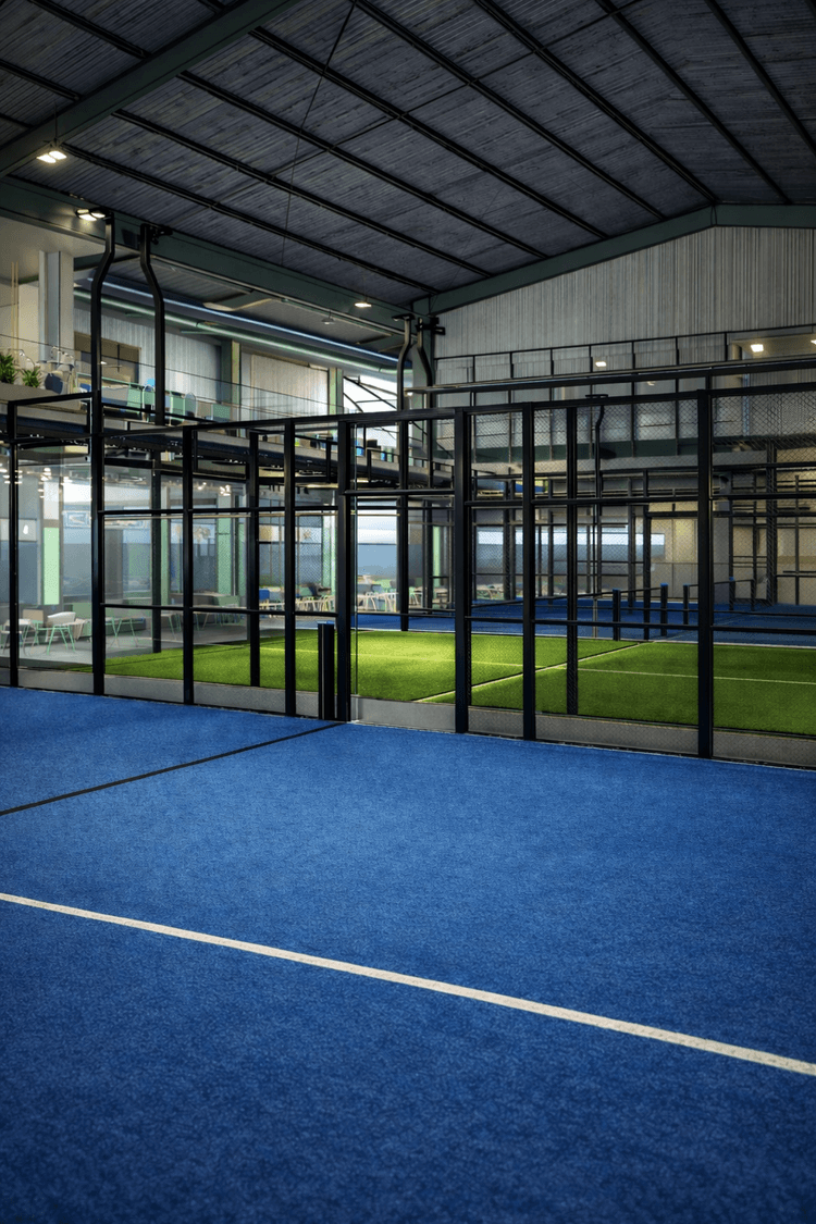 12 mm tempered glass, galvanized steel frame, powder coated finish