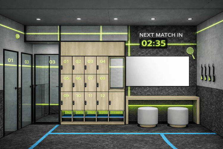 Towel counter, fresh towel available per visit